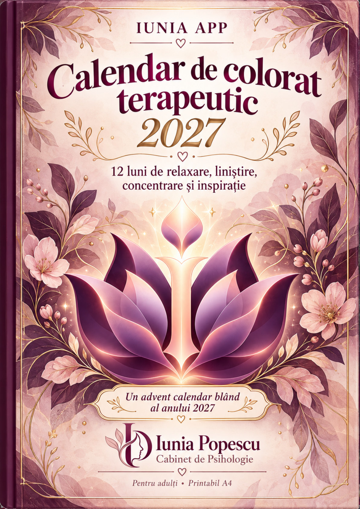 Calendar de colorat și self-care 2027
