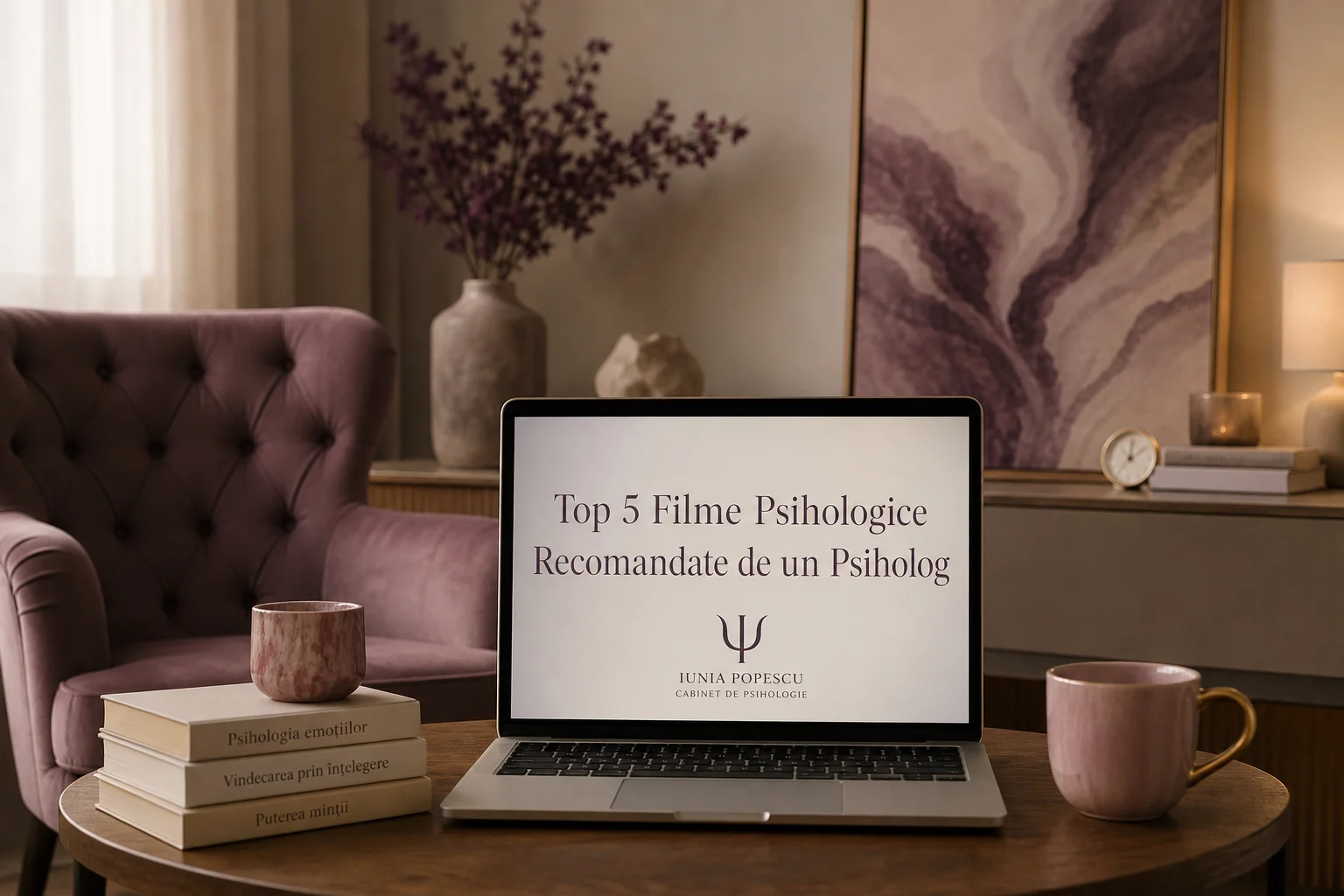 Cuplu discutând despre un film psihologic într-un cadru relaxant